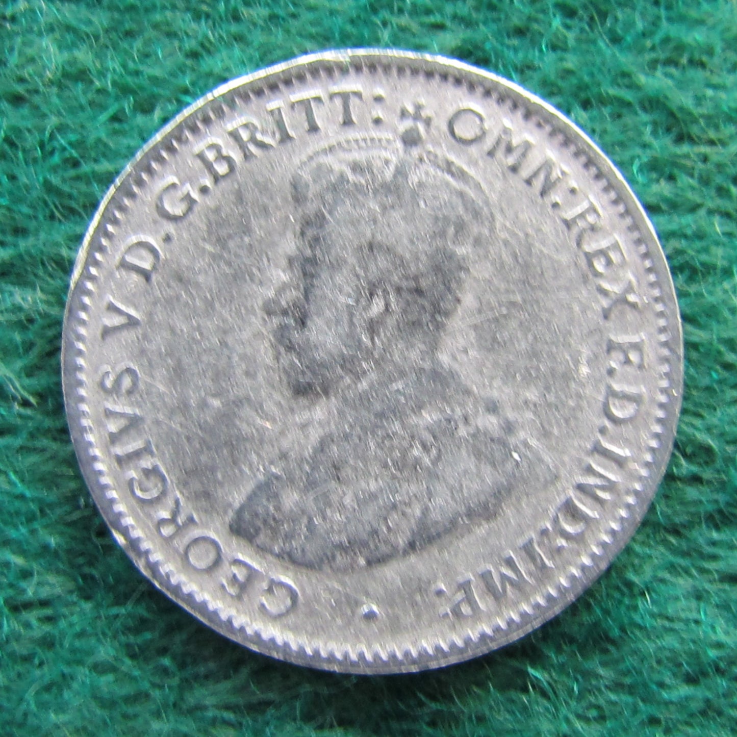 Australian 1925 3d Three Pence King George V Coin Circulated