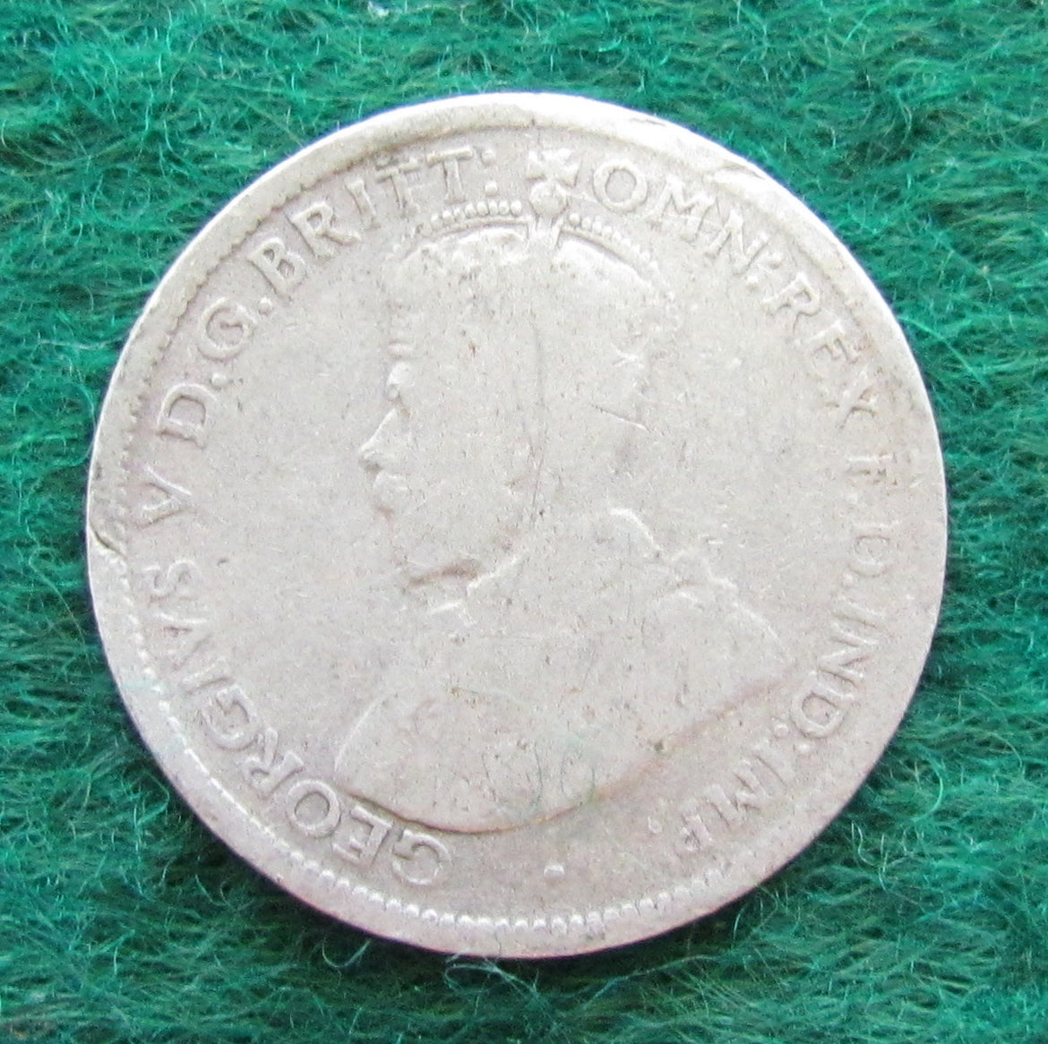 Australian 1925 6d Sixpence King George V Coin - Circulated