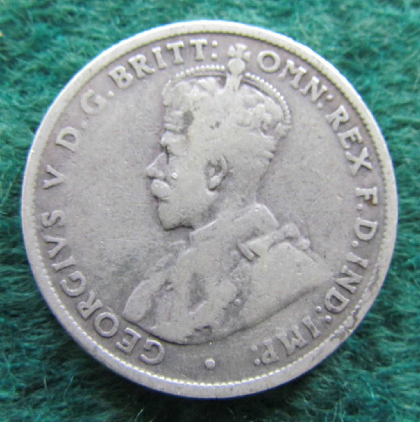 Australian 1926 2/- Florin King George V Coin - Circulated