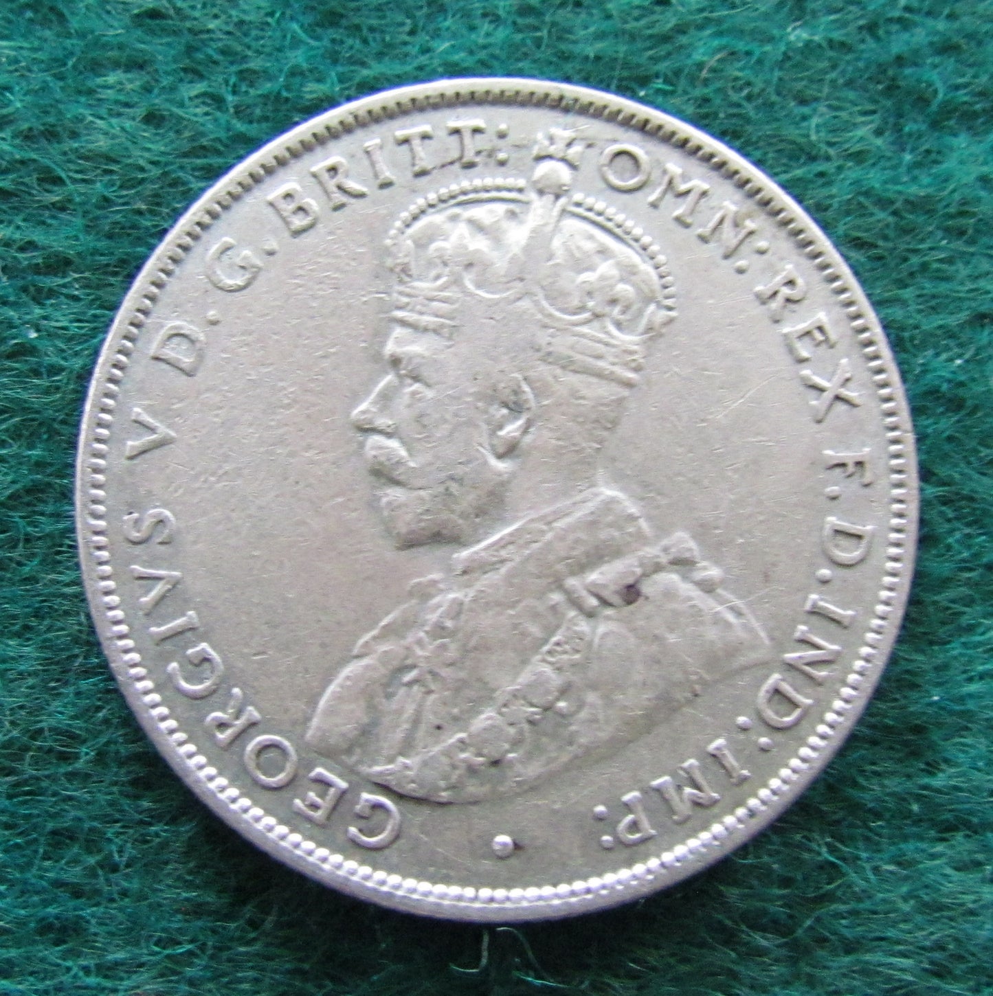 Australian 1932 2/- Florin King George V Coin - Circulated