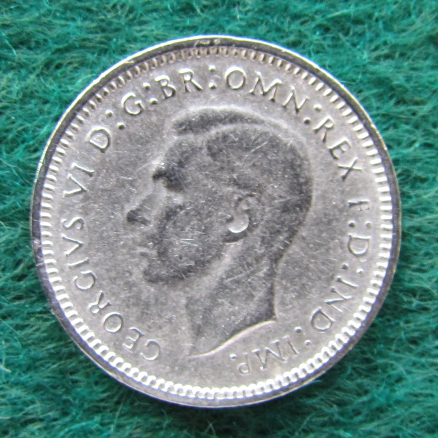 Australian 1941 3d Three Pence King George VI Coin Circulated