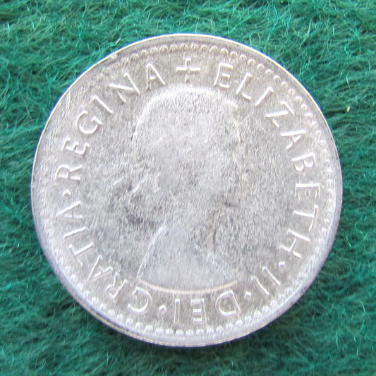 Australian 1953 3d Three Pence Queen Elizabeth II Coin Circulated