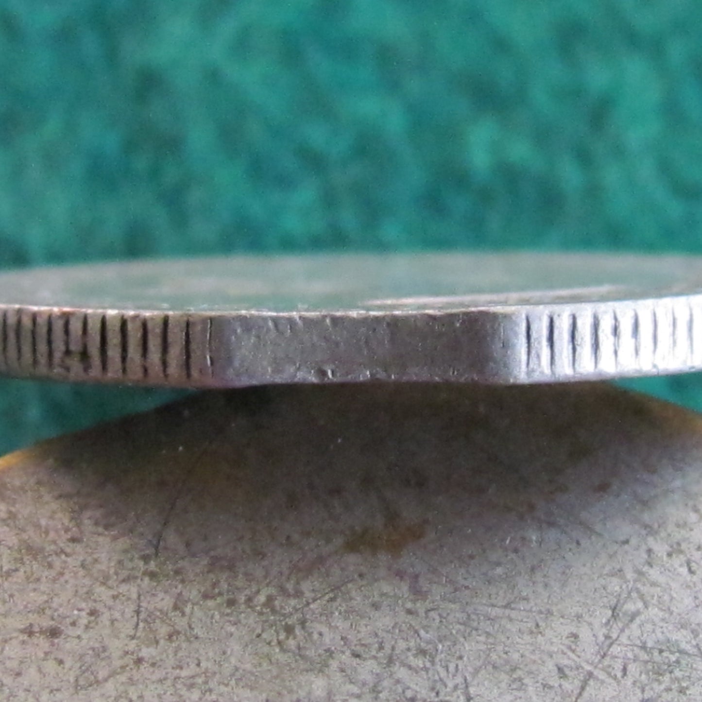 Australian 1956 2/- Florin Queen Elizabeth II Coin Mint Clipped Variety - Circulated