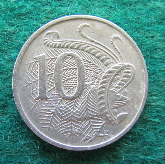 Australian 1968 10 Cent Queen Elizabeth II Coin - Circulated