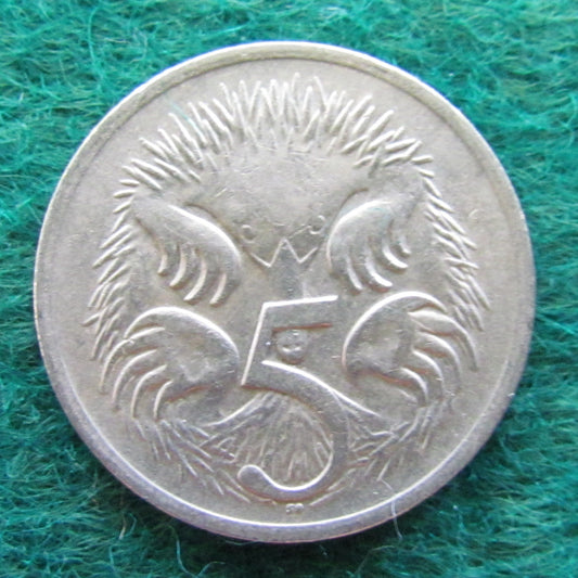 Australian 1968 5 Cent Queen Elizabeth II Coin - Circulated