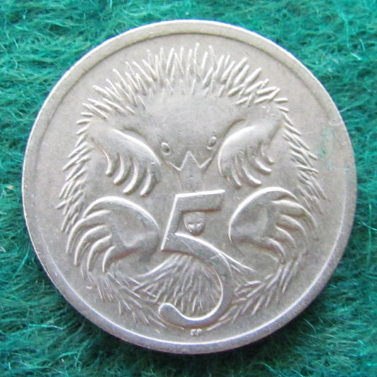 Australian 1969 5 Cent Queen Elizabeth II Coin - Circulated