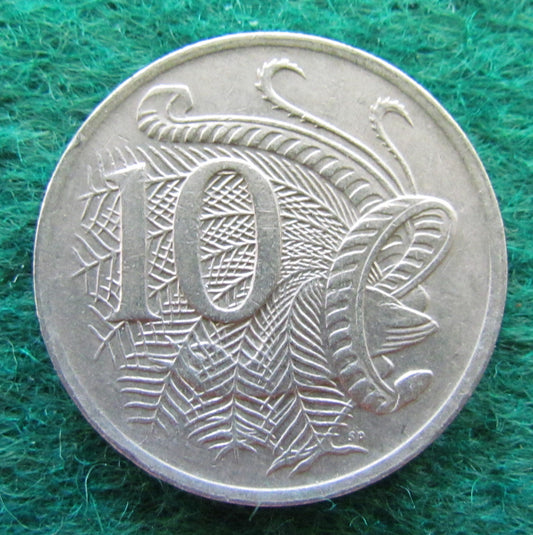Australian 1970 10 Cent Queen Elizabeth II Coin - Circulated