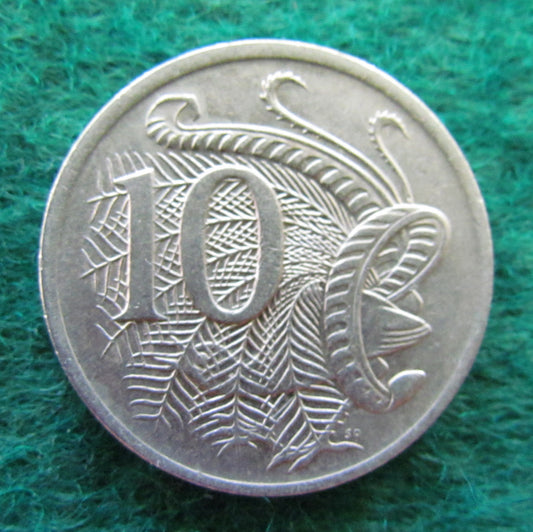 Australian 1972 10 Cent Queen Elizabeth II Coin - Circulated