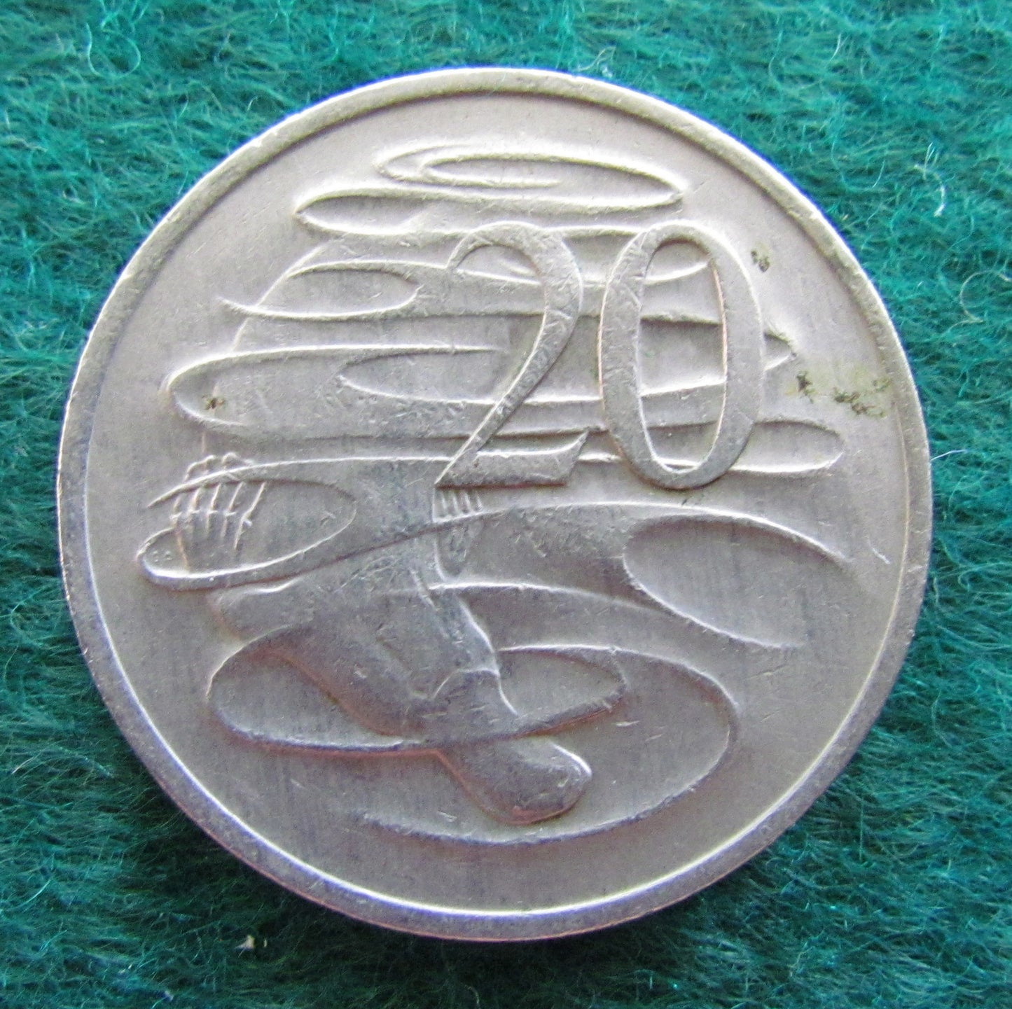 Australian 1973 20 Cent Queen Elizabeth Coin - Circulated