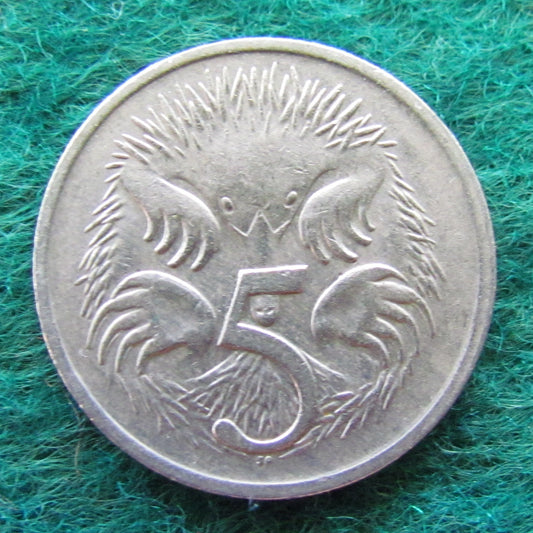 Australian 1973 5 Cent Queen Elizabeth II Coin - Circulated