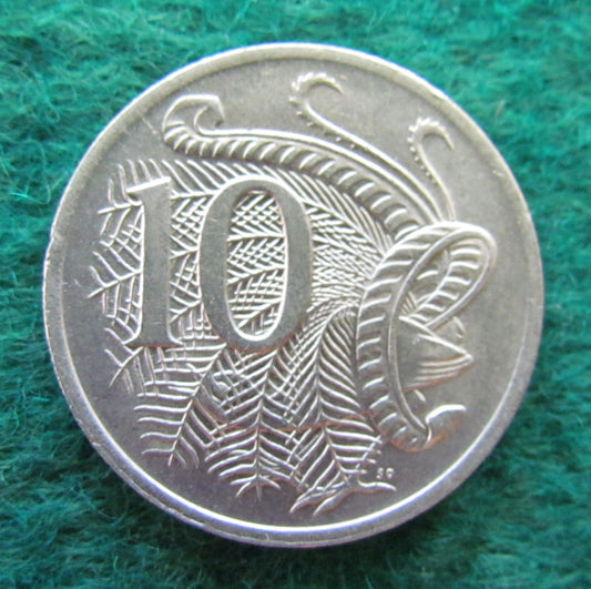 Australian 1976 10 Cent Queen Elizabeth II Coin - Circulated