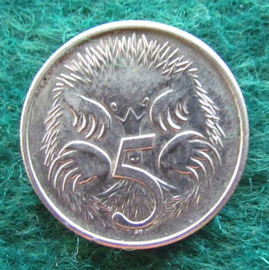 Australian 1981 5 Cent Queen Elizabeth II Coin - Circulated