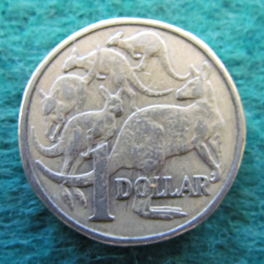 Australian 1985 1 Dollar MOR Queen Elizabeth Coin - Circulated