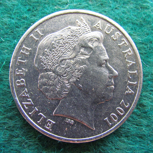 Australian 2001 20 Cent Coin Centenary Of Federation New South Wales Queen Elizabeth II Coin - Circulated