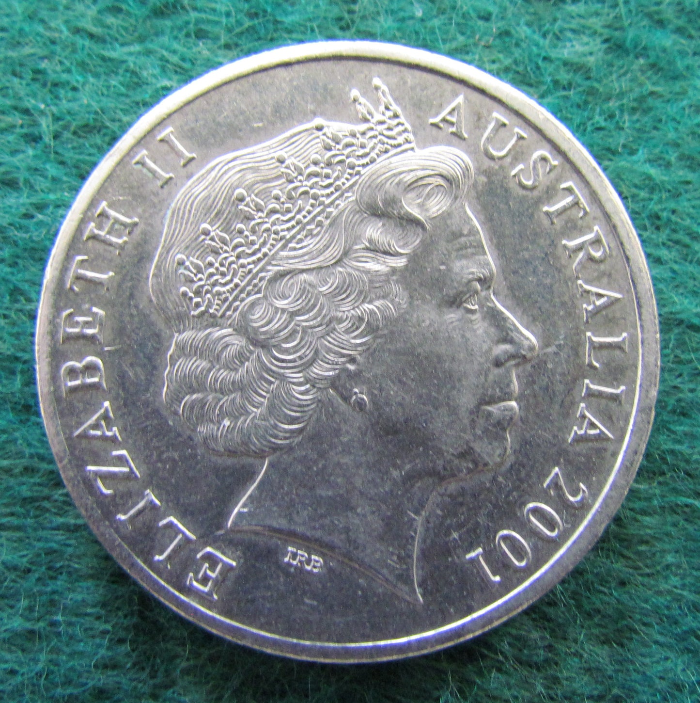 Australian 2001 20 Cent Coin Centenary Of Federation Queensland Queen Elizabeth II Coin - Circulated