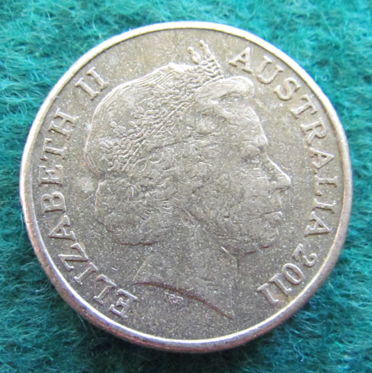 Australian 2011 1 Dollar CHOGM 2011 Perth Australia Queen Elizabeth Coin - Circulated