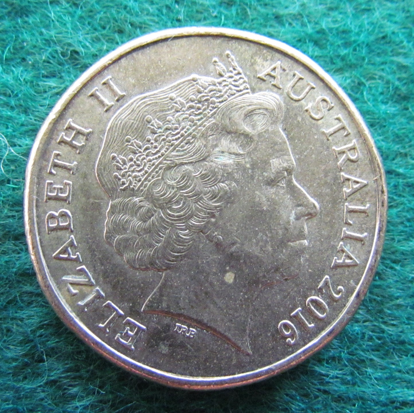 Australian 2016 1 Dollar 100 Years of Anzac Queen Elizabeth Coin - Circulated