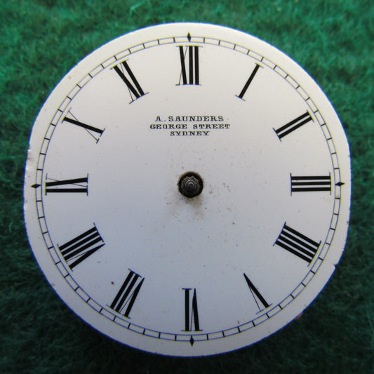 A Saunders George Street Sydney Partial Watch Movement 30.5mm