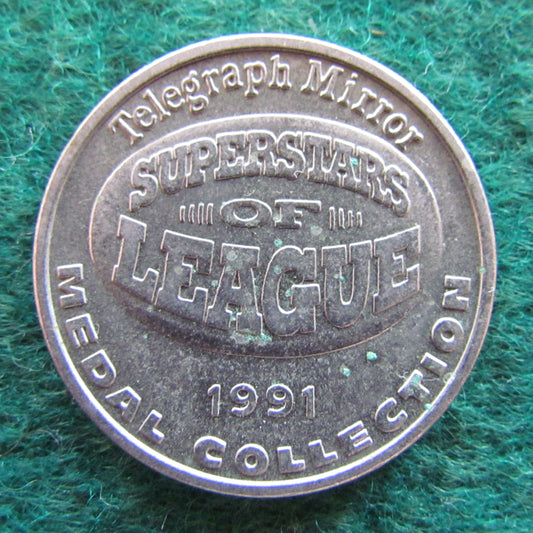 Andrew Ettingshausen 1991 Superstars of League Token Medallion Daily Telegraph