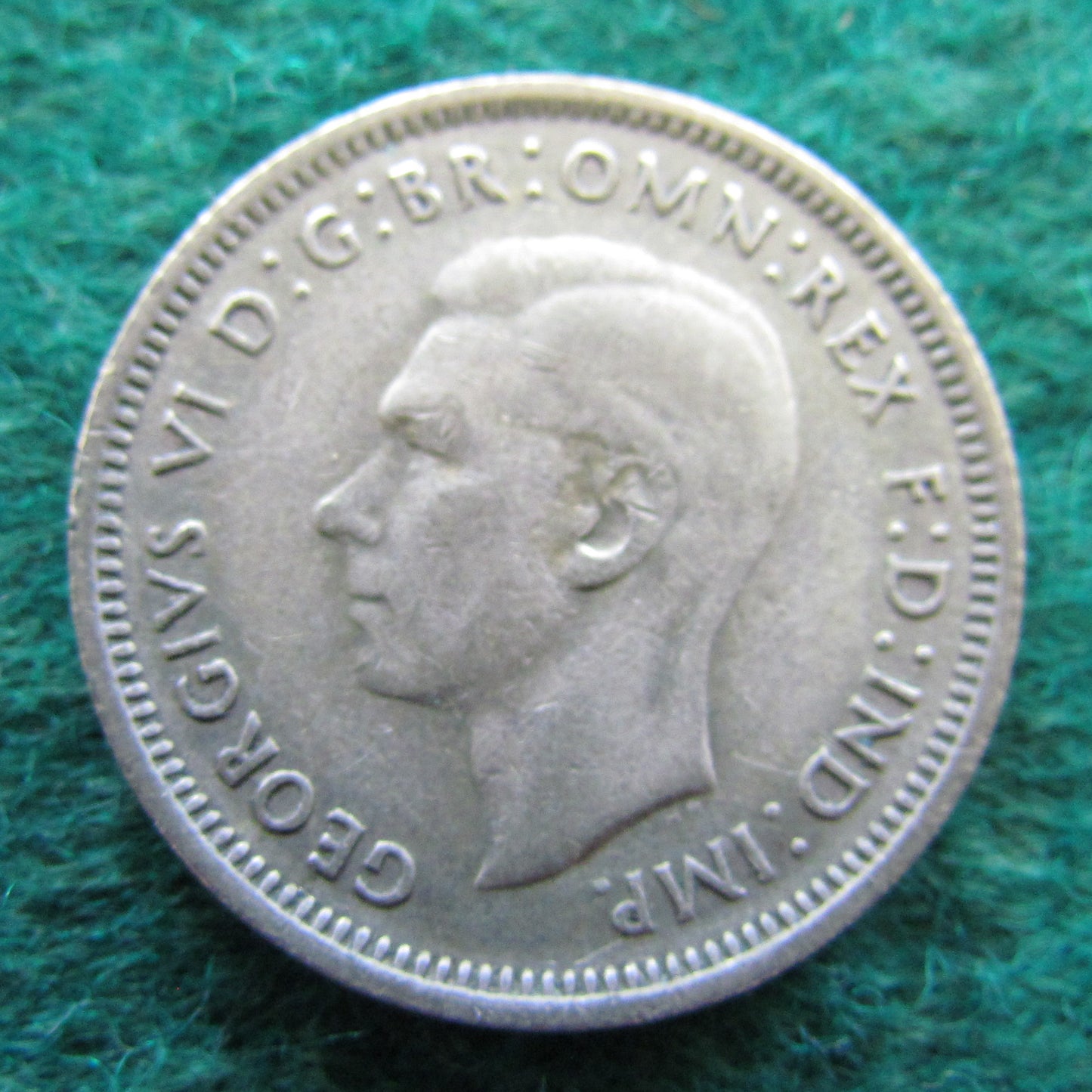 Australian 1948 1/- 1 Shilling King George VI Coin - Circulated