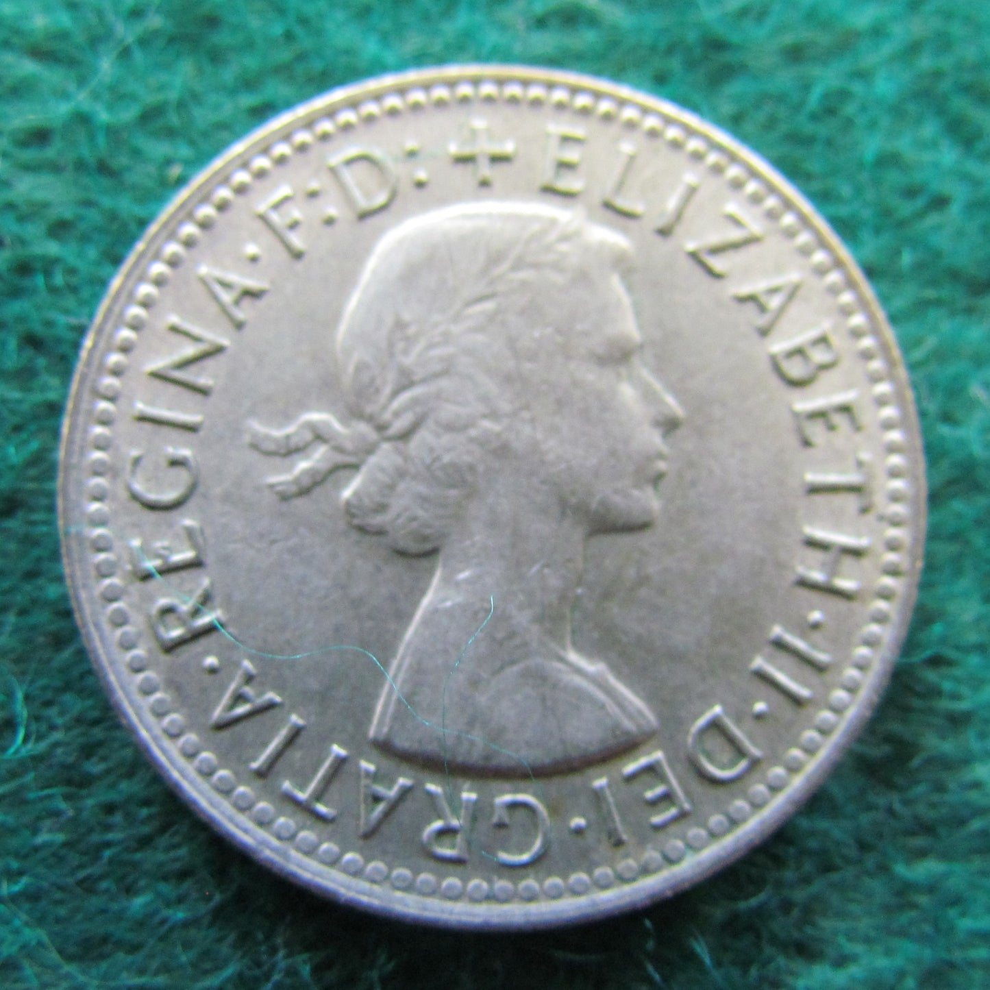 Australian 1960 1/- 1 Shilling Queen Elizabeth II Coin - Circulated