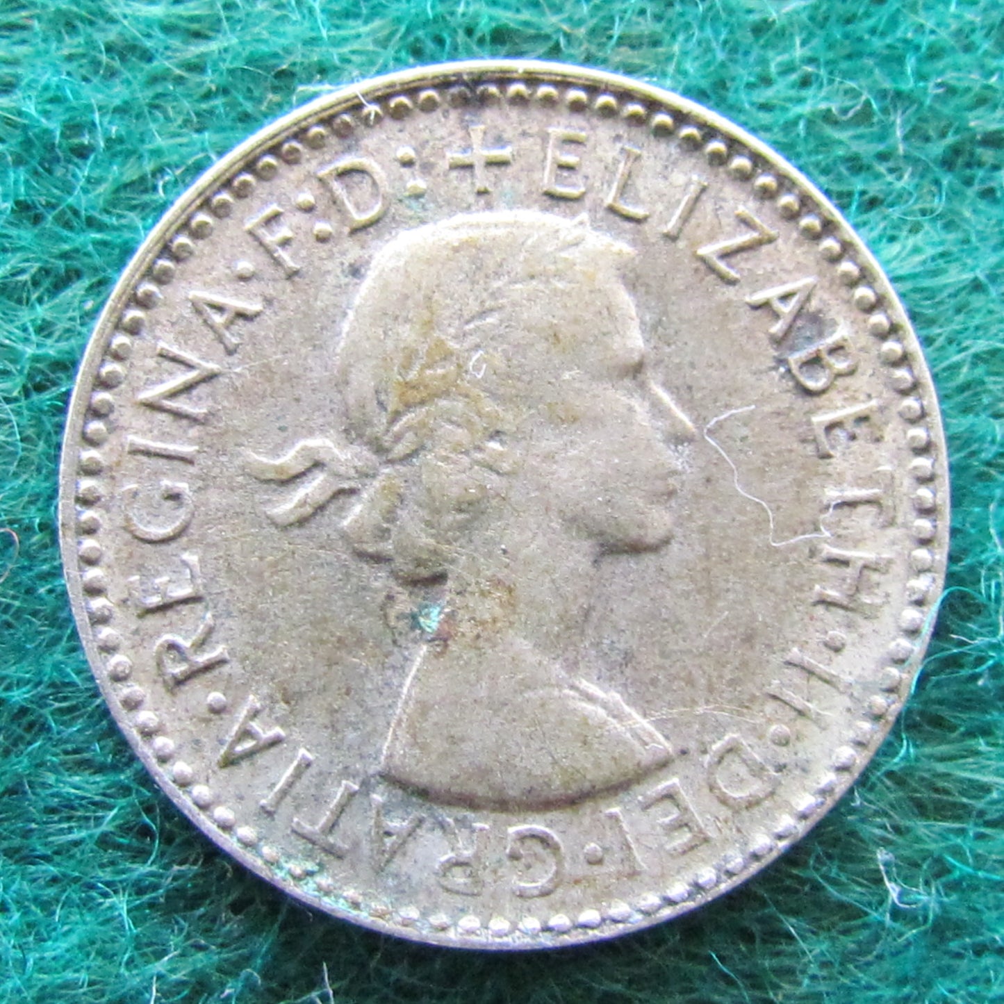 Australian 1964 3d Three Pence Queen Elizabeth II Coin