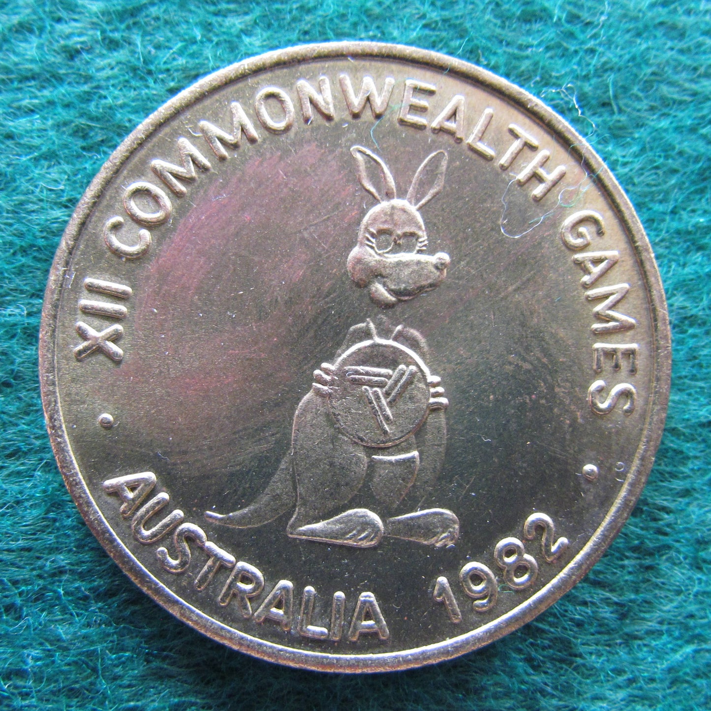 Australian 1982 XII Commonwealth Games Token by M R Roberts