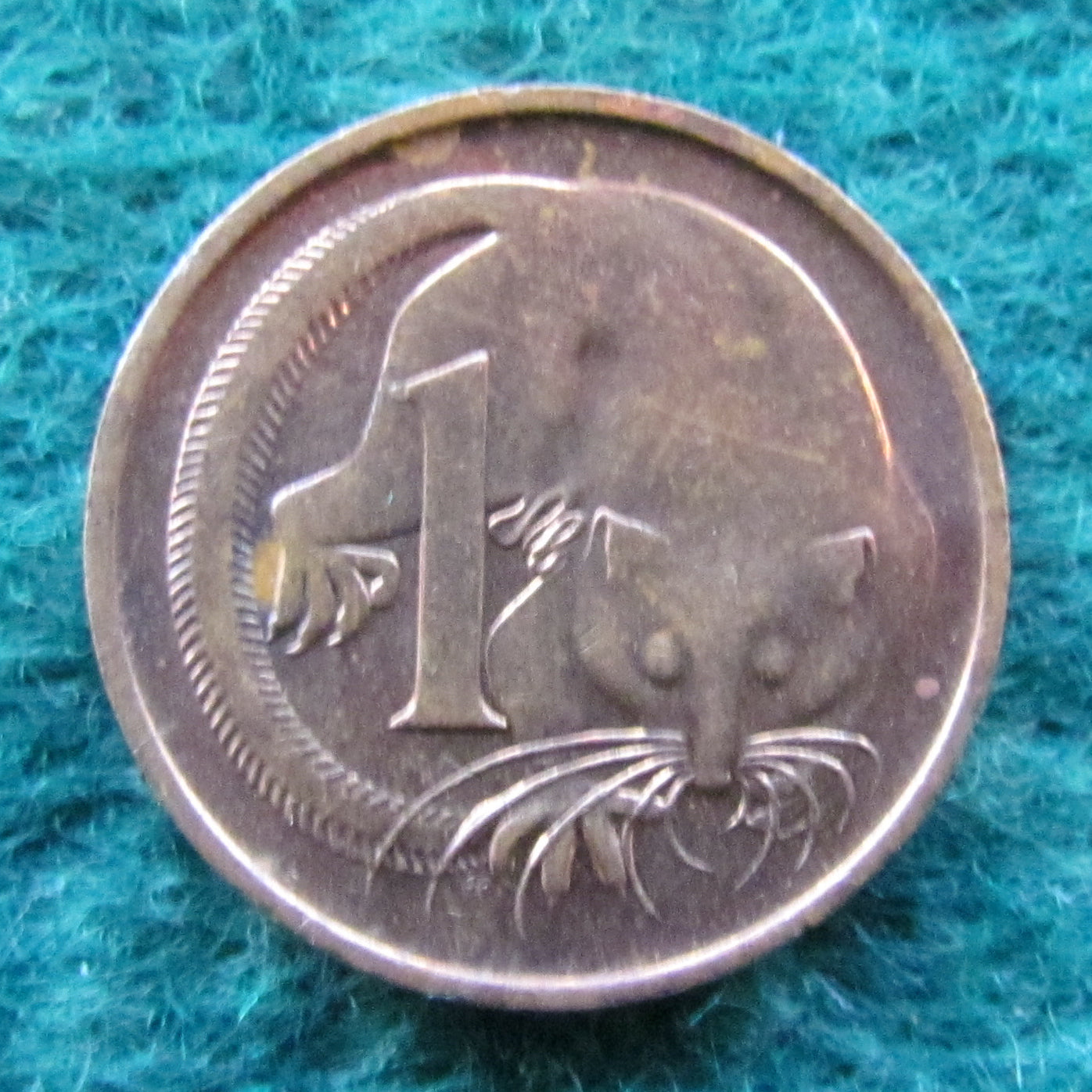 Australian 1989 1 Cent Queen Elizabeth Coin