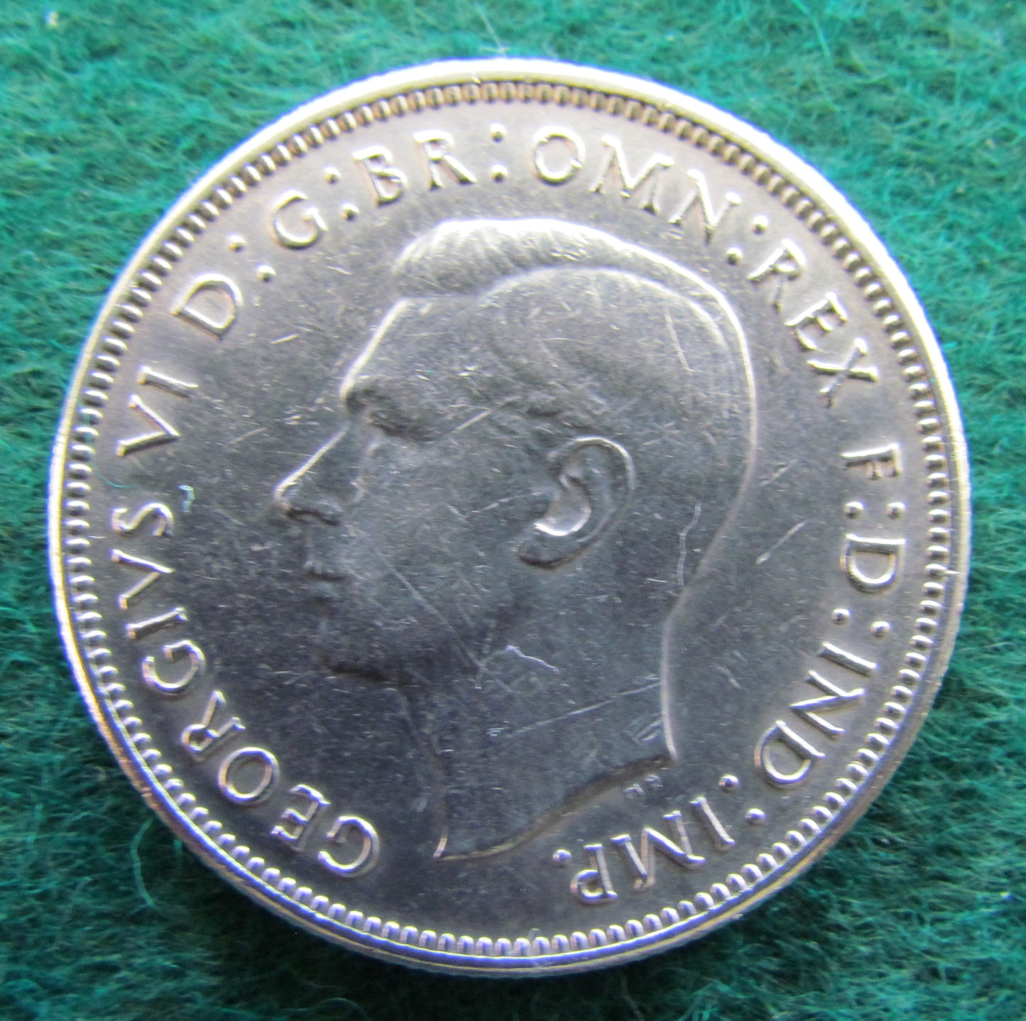 Australian 1940 2/- Florin King George VI Coin - Circulated