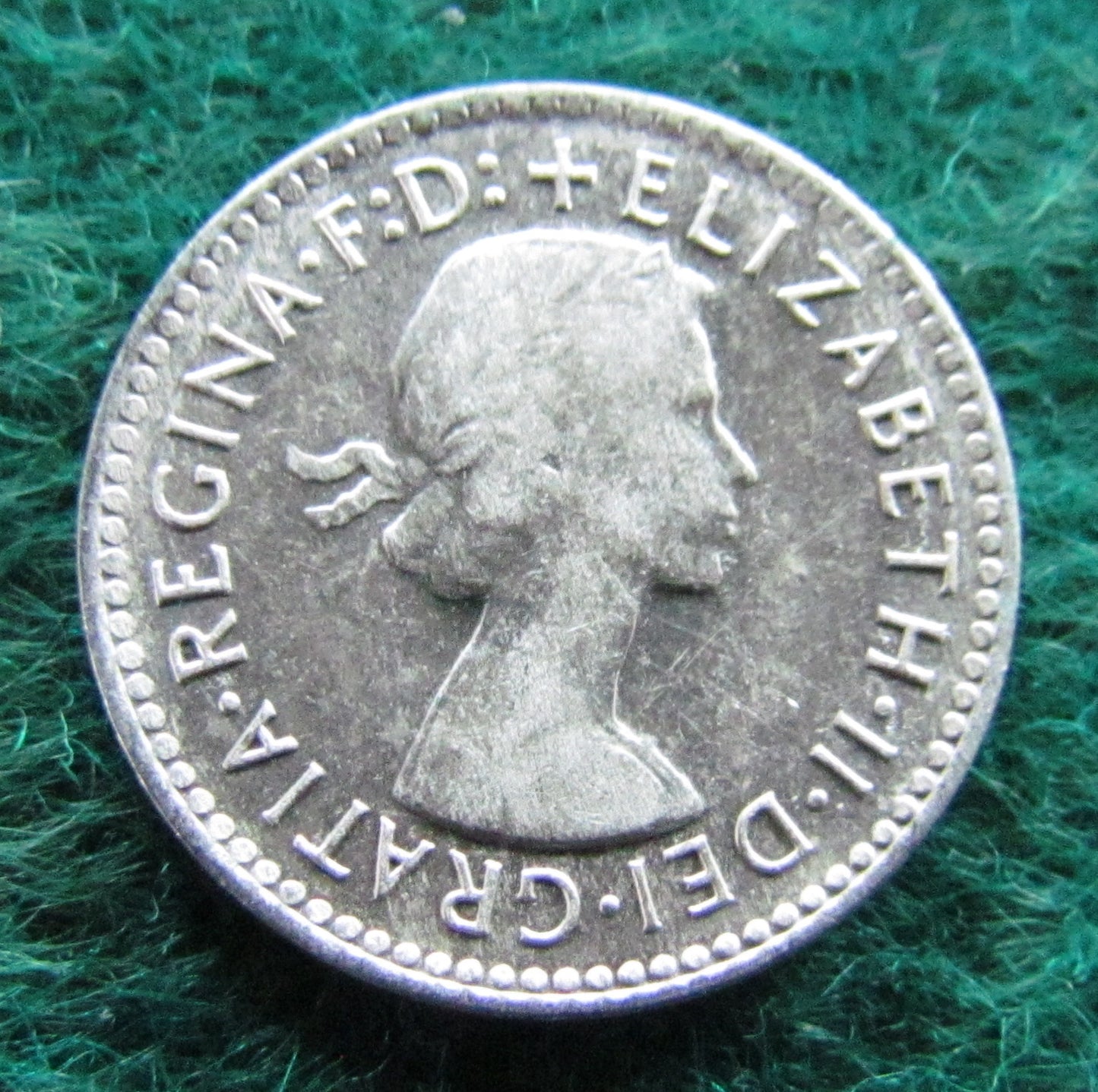Australian 1958 3d Three Pence Queen Elizabeth II Coin