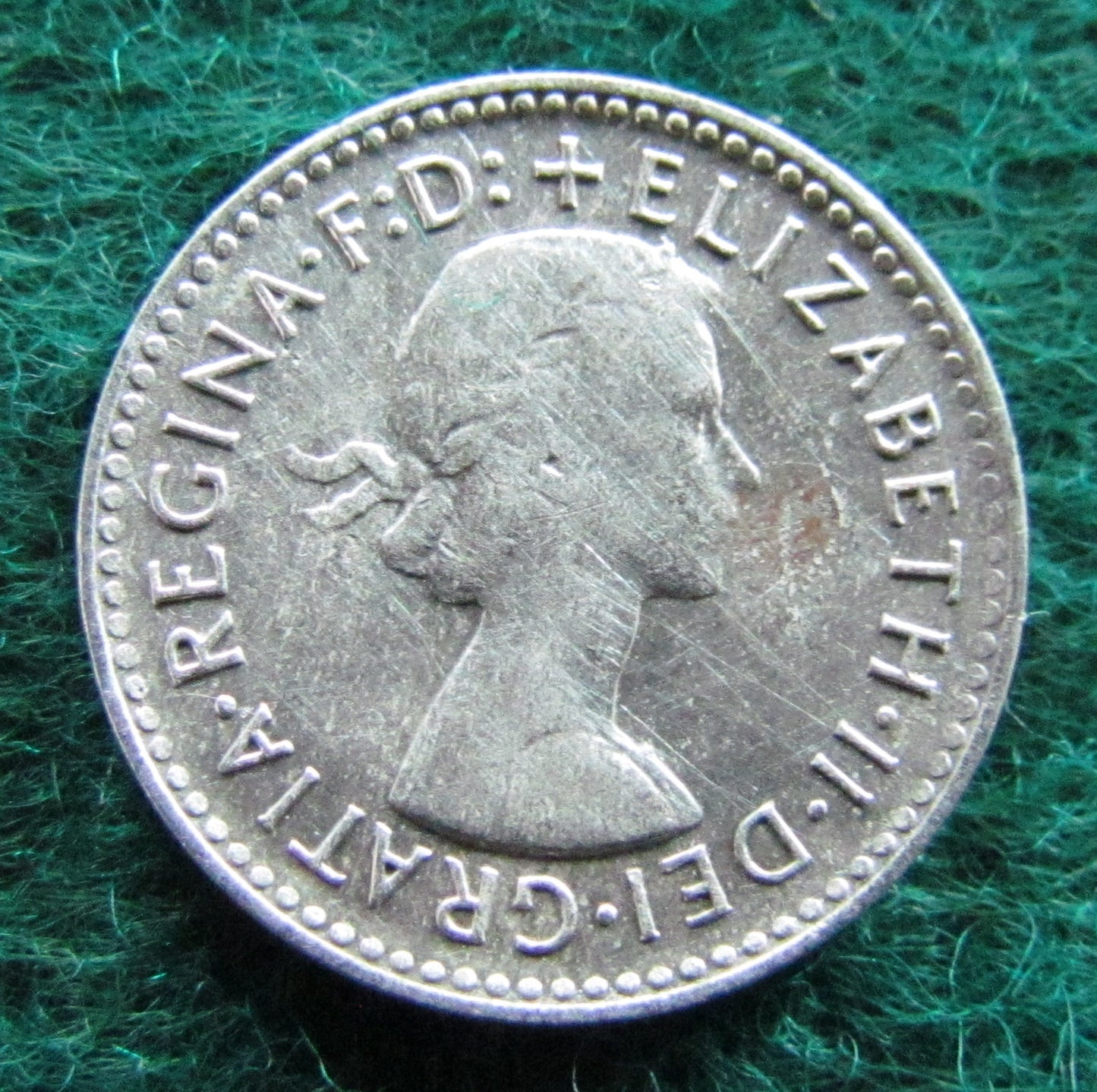Australian 1960 3d Three Pence Queen Elizabeth II Coin