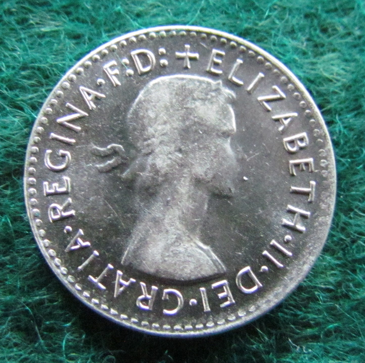 Australian 1962 3d Three Pence Queen Elizabeth II Coin