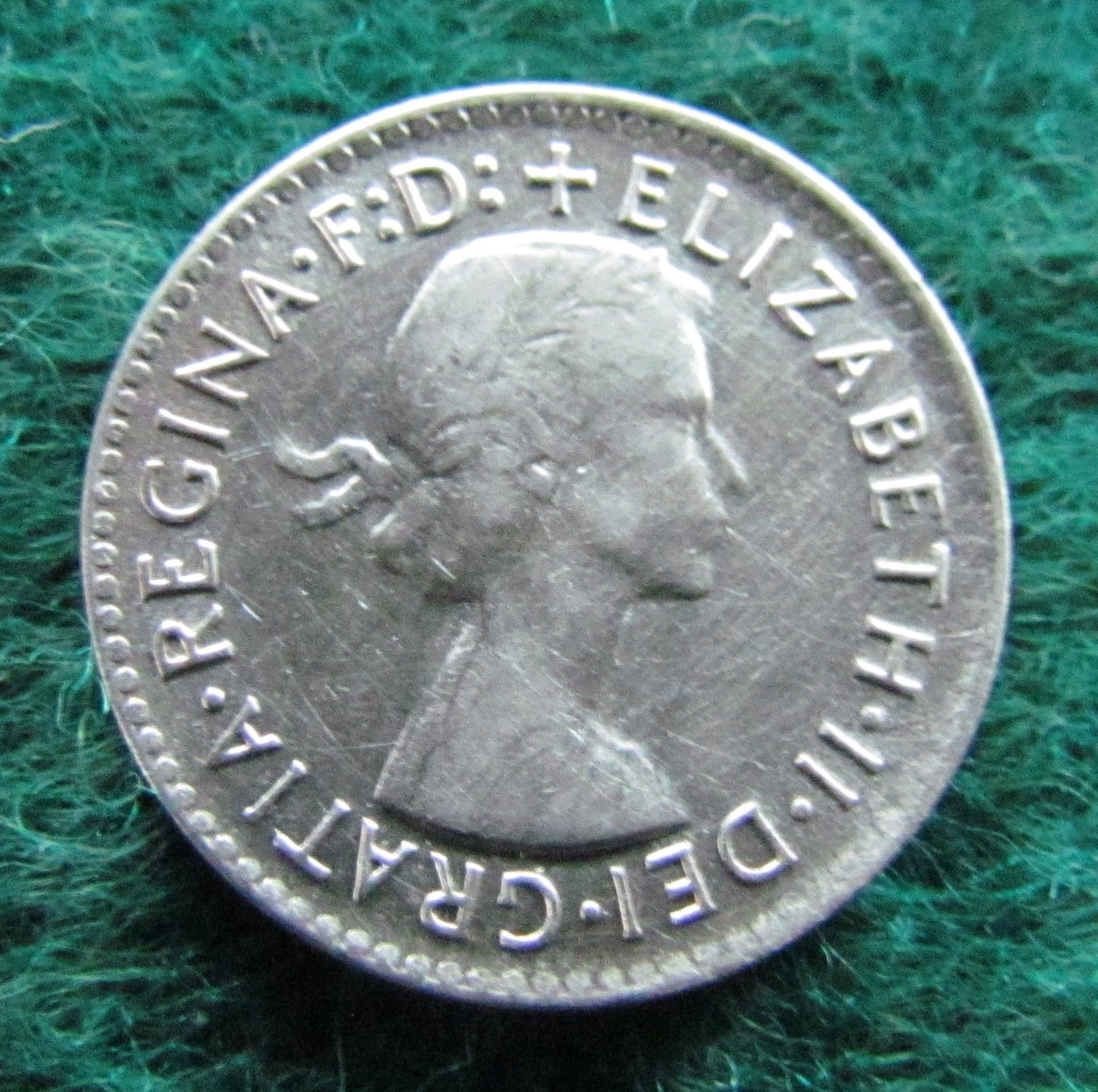 Australian 1963 3d Three Pence Queen Elizabeth II Coin