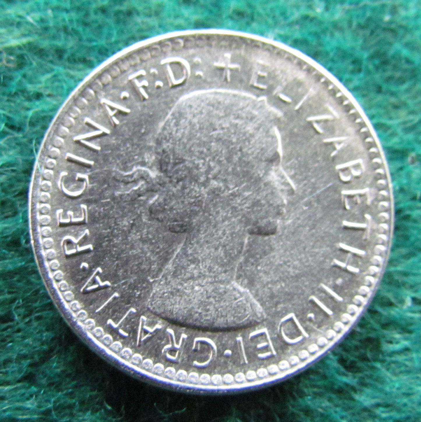 Australian 1963 6d Sixpence Queen Elizabeth II Coin
