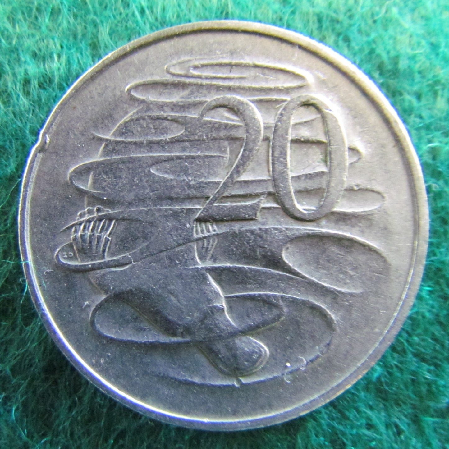 Australian 1966 20 Cent Queen Elizabeth Coin - Circulated