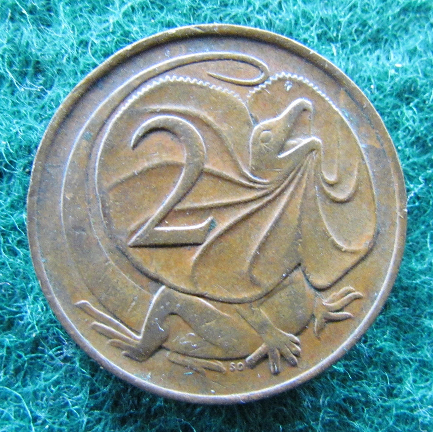 Australian 1967 2 Cent Queen Elizabeth II Coin