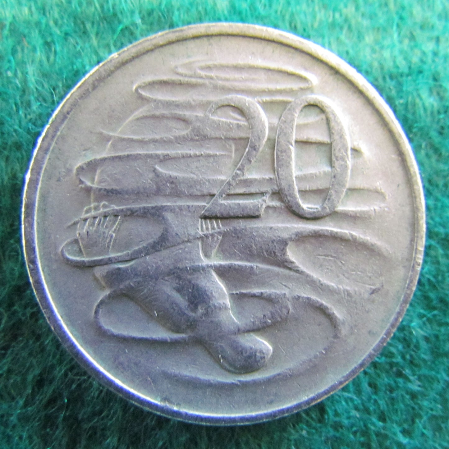 Australian 1968 20 Cent Queen Elizabeth Coin - Circulated