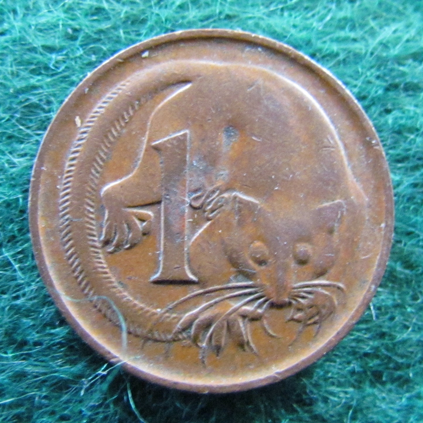 Australian 1969 1 Cent Queen Elizabeth Coin