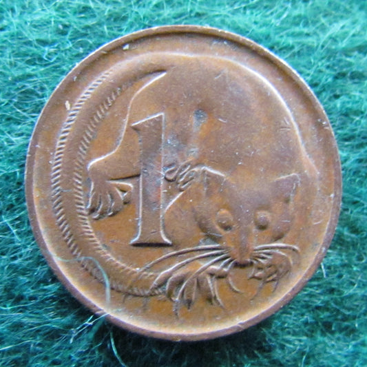 Australian 1969 1 Cent Queen Elizabeth Coin