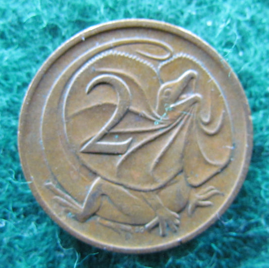 Australian 1972 2 Cent Queen Elizabeth II Coin