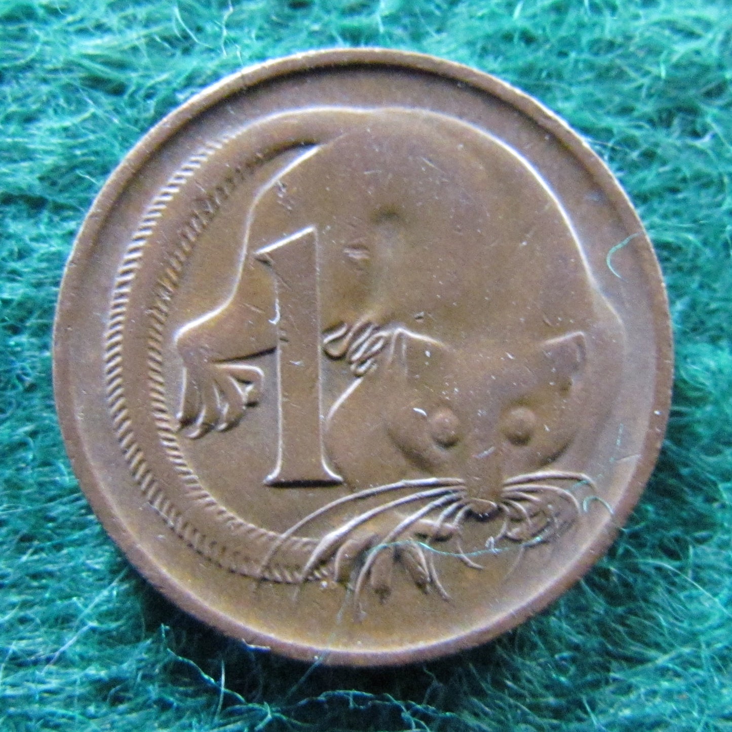 Australian 1974 1 Cent Queen Elizabeth Coin