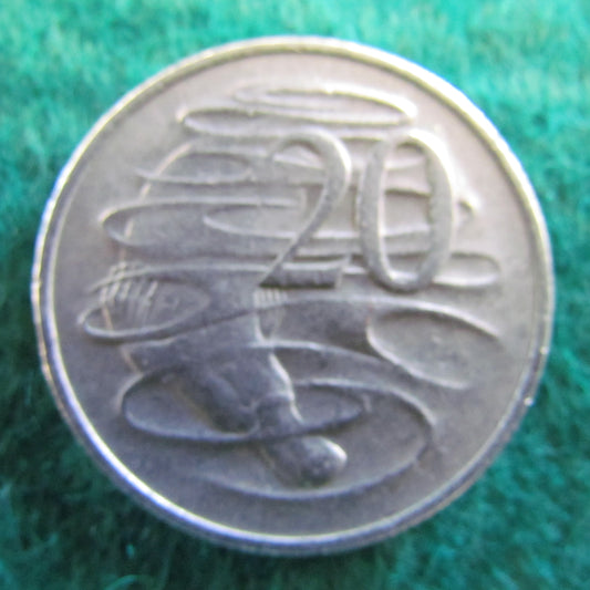 Australian 1975 20 Cent Queen Elizabeth Coin - Circulated
