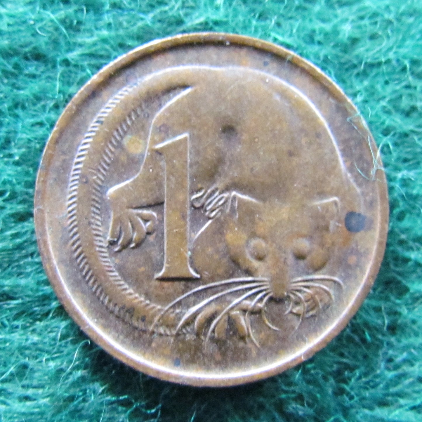 Australian 1977 1 Cent Queen Elizabeth Coin