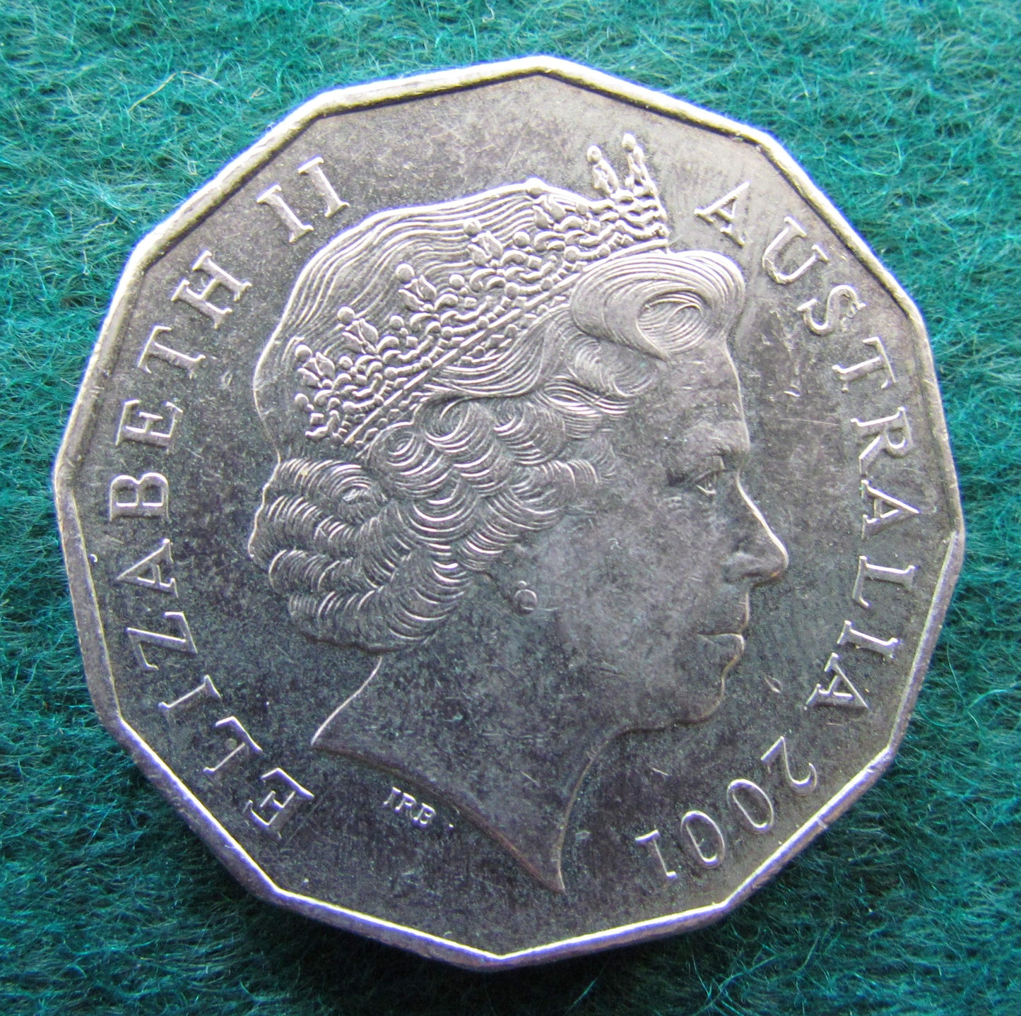 Australian 2001 50 Cent Coin Centenary Of Federation Northern Territory