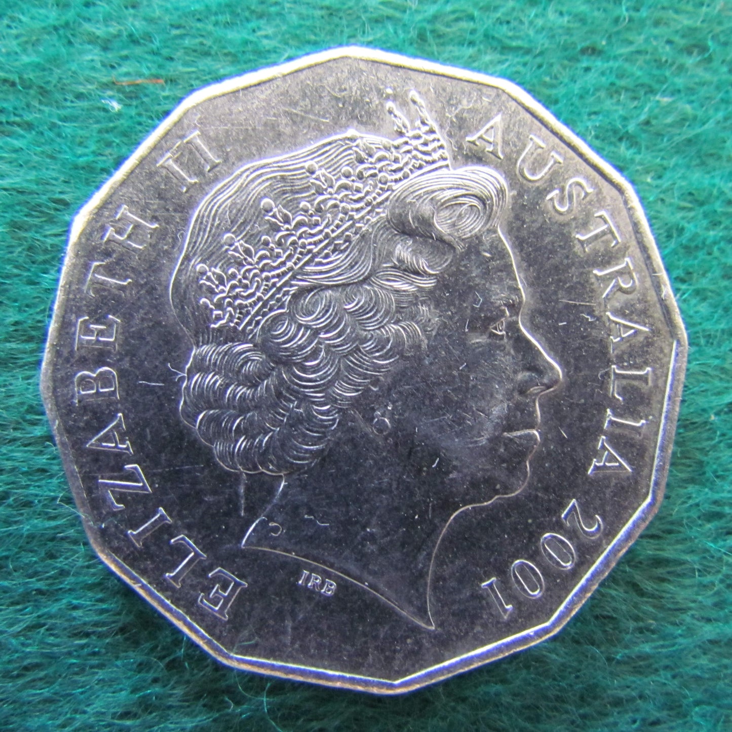 Australian 2001 50 Cent Coin Centenary Of Federation Western Australia - Circulated