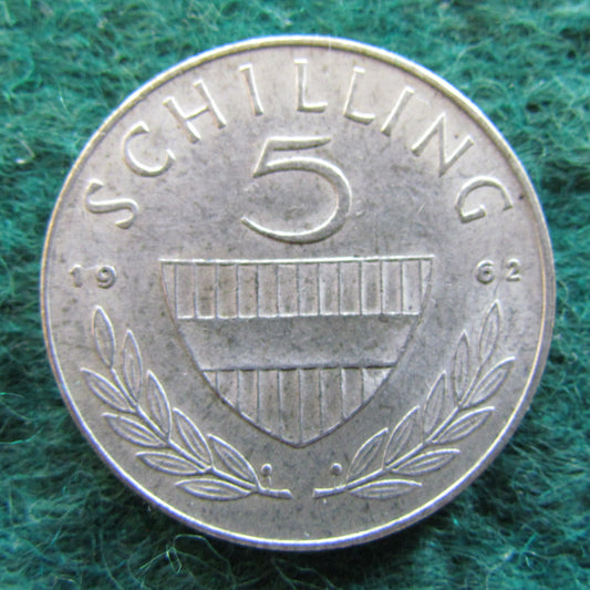 Austria 1962 5 Schilling Coin