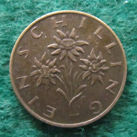 Austria 1972 1 Schilling Coin - Circulated