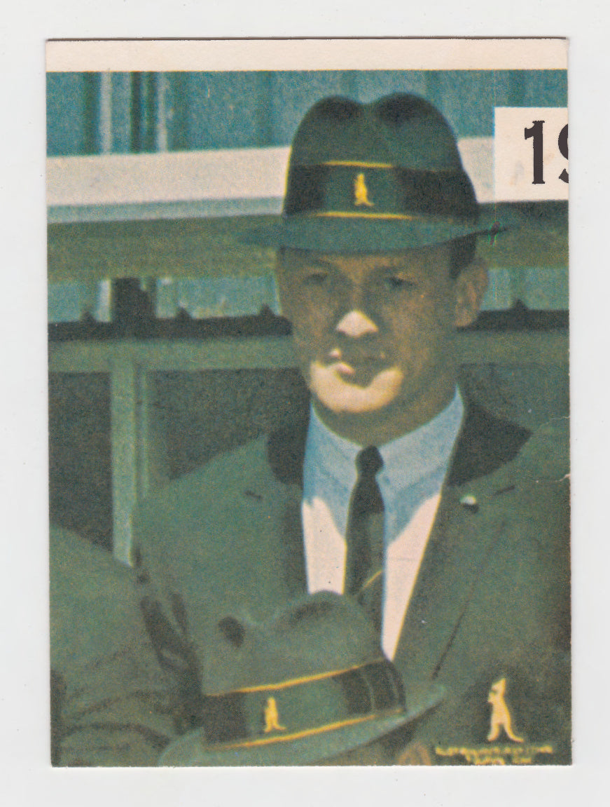 Scanlens 1968 A Grade NRL Football Card #08 - Barry Beath - St George