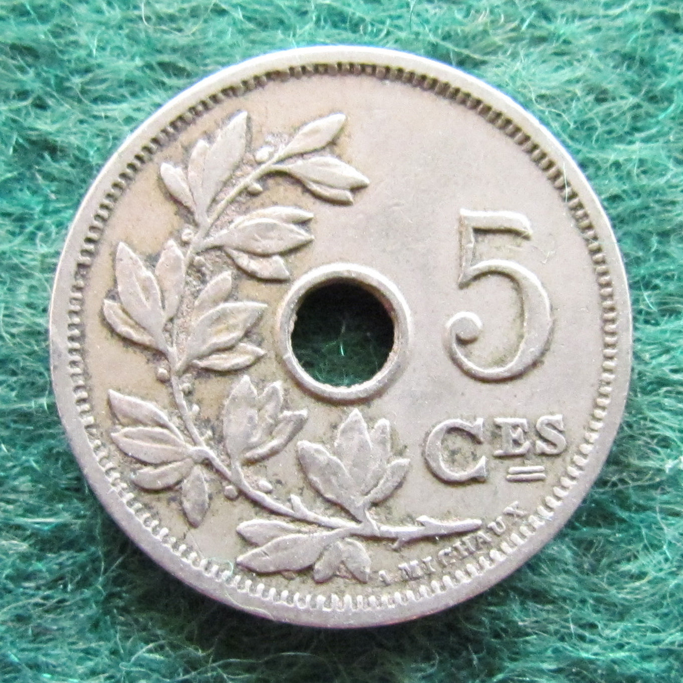 Belgium 1906 5 Centimes Coin - Circulated