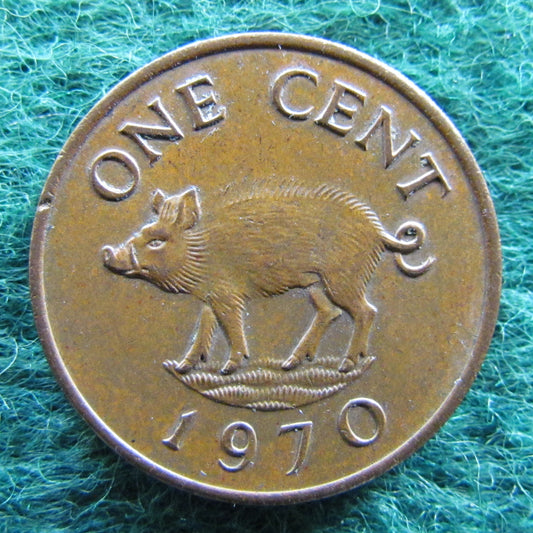 Bermuda 1970 1 Cent Coin